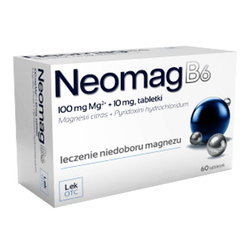 NeomagB6, 100mg+10mg, 60 tabletek