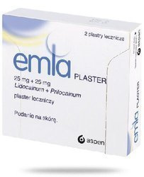 Emla plaster 2 sztuki (import), data ważności 28.02.2026