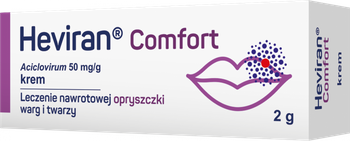 HEVIRAN COMFORT KREM, na opryszczkę,  2G