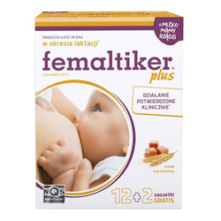 Femaltiker Plus, smak karmelowy, 14 saszetek