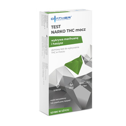 Test Narko THC mocz, wykrywa marihuanę i haszysz, 1 sztuka