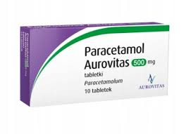 Paracetamol Aurovitas 500 mg 10 tabletek